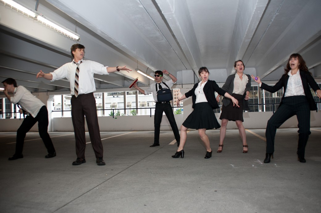 The Cast of Parked: An Indie Rock Musical for Novelty Instruments